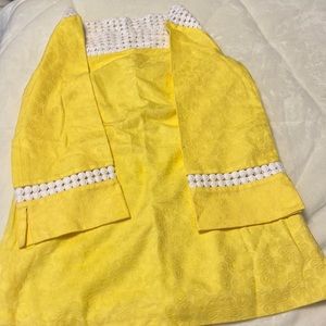 Lilly Pulitzer yellow blouse